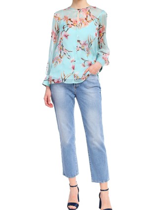 Зелёная блуза MARELLA: фото 1 - Invogue